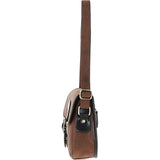 Ashwood Leather Small Saddle Bag Oily Brown: Joules