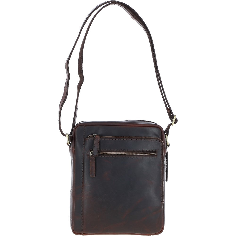 Ashwood Leather Travel Flight Bag Brown: K-42