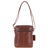 Ashwood Leather Travel Flight Bag Chestnut: K-42