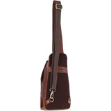 Ashwood Three Pocket Leather Sling Bag Chestnut : k-43