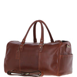 Large Leather Holdall Chestnut: K-48