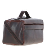 Leather Washbag Brown: K-49
