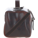 Leather Washbag Brown: K-49