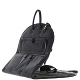 Mens Leather Suit Carrier Black: K-50