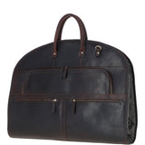Mens Leather Suit Carrier Brown: K-50