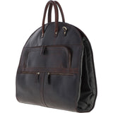 Mens Leather Suit Carrier Brown: K-50
