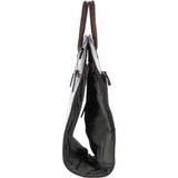 Mens Leather Suit Carrier Brown: K-50