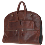 Mens Leather Suit Carrier Tan: K-50