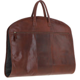 Mens Leather Suit Carrier Tan: K-50