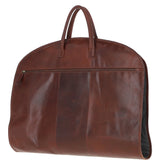 Mens Leather Suit Carrier Tan: K-50