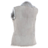 Reversible Toscana Suede Leather Gilet Topo: KB-42
