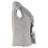 Reversible Toscana Suede Leather Gilet Topo: KB-42