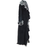 Ashwood Full Length Toscana Suede Leather Coat Black: KB 270 LONG