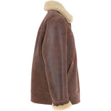Mens Sheepskin Flying Jacket Kestane: KE 007E