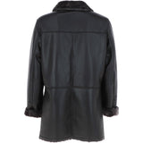 Men's Luxury Single Breasted  Sheepskin Coat Brown/brissa: KE-224