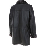 Men's Luxury Single Breasted  Sheepskin Coat Brown/brissa: KE-224