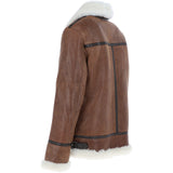 Luxury Shearling Pilot Jacket Antique : ke-271