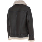 Luxury Shearling Pilot Jacket Brown : ke-271