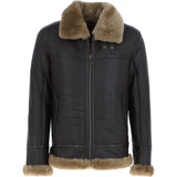 Luxury Shearling Pilot Jacket Ginger : ke-271