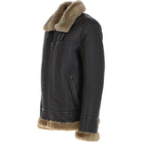 Luxury Shearling Pilot Jacket Ginger : ke-271