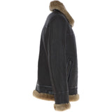 Luxury Shearling Pilot Jacket Ginger : ke-271