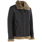 Luxury Shearling Pilot Jacket Ginger : ke-271