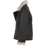 Sheepskin Flying Jacket Brn/cream: KE-184