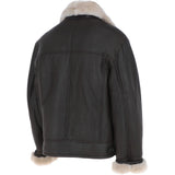 Sheepskin Flying Jacket Brn/cream: KE-184