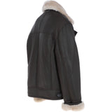 Sheepskin Flying Jacket Brn/cream: KE-184