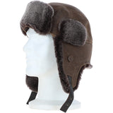 Unisex Sheepskin Ashwood Hat - Tabacco: KE-700