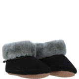 Sheepskin Slippers Black Leopard: LADIES BOOTYS