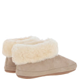 Sheepskin Slippers Beige Leopard: LADIES BOOTYS