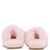 Fenland Ladies Sheepskin Crossover Slippers Pink: LADIES CROSSOVER