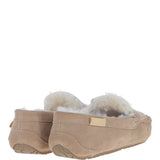 Fenland Ladies  Suede Sheepskin Loafers Beige: LADIES LOAFERS