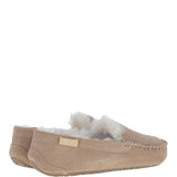 Fenland Ladies  Suede Sheepskin Loafers Beige: LADIES LOAFERS