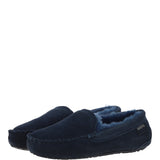 Fenland Ladies  Suede Sheepskin Loafers Navy: LADIES LOAFERS