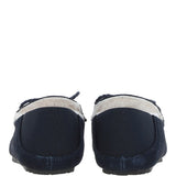 Women's Classic  Suede Sheepskin Moccasins Navy: Megan