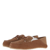 Women's Classic  Suede Sheepskin Moccasins Tan: Megan
