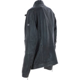 Leather Biker Jacket Charcoal: Lent 2