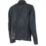 Leather Biker Jacket Charcoal: Lent 2