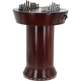 Ashwood Exquisite Leather Checkers Game Table: LF-139