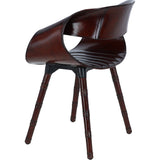 Ashwood luxury Leather Nougat Chair Chestnut: LF-141