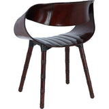 Ashwood luxury Leather Nougat Chair Chestnut: LF-141