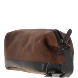 Ashwood Leather Wash Bag Brown: LOU