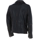 Trapper Men’s Leather Biker Jacket Black: m callum