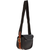 Heritage Handcrafted 100 Capacity Leather Cartridge Bag Brown/tan : Madox