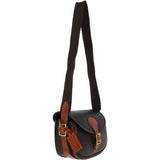 Heritage Handcrafted 100 Capacity Leather Cartridge Bag Brown/tan : Madox
