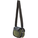 Heritage Handcrafted 100 Capacity Leather & Tweed Cartridge Bag: Madox