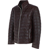 Trapper Leather Jacket Oxblood : Massimo