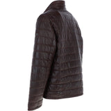Trapper Leather Jacket Oxblood : Massimo